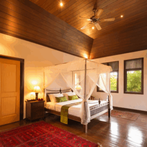 Chambre Privée Lanna 1 sdb partagée, Lanna 2 sdb privée, en solo ou en duo pour retraite de yoga et sérénité à Chiang Maï en thailande