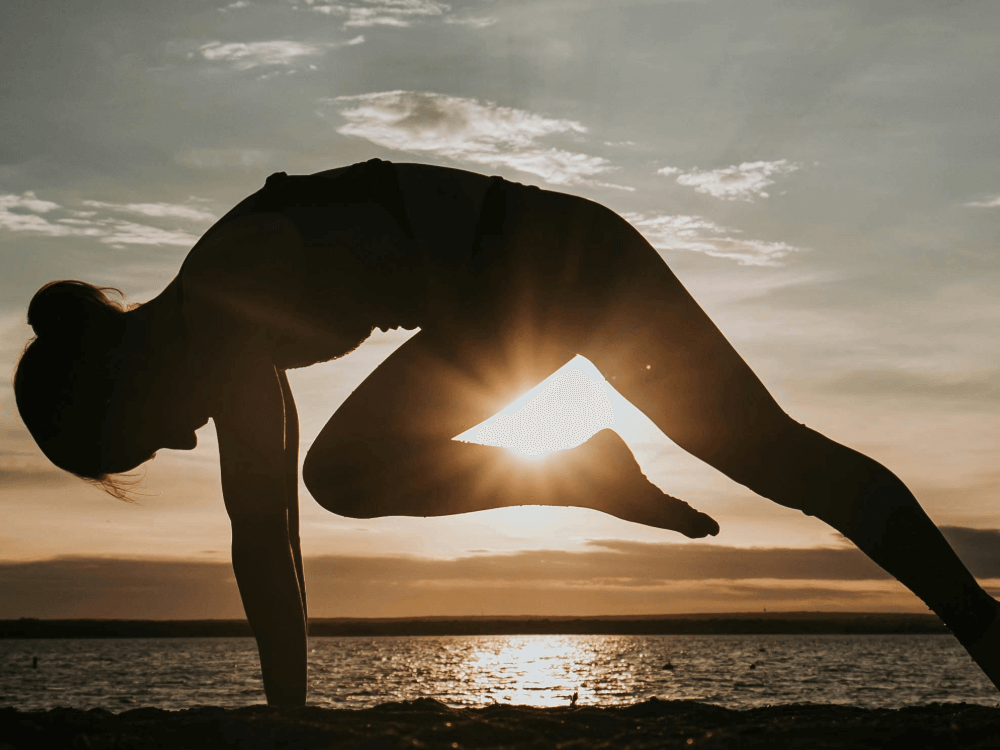 yoga plage lever de soleil ile maurice